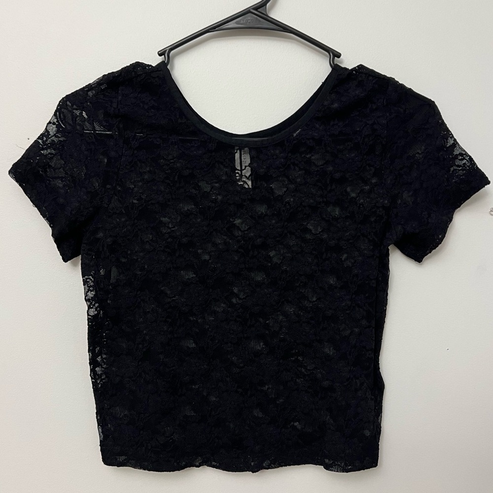 Forever 21 Lace Crop Top